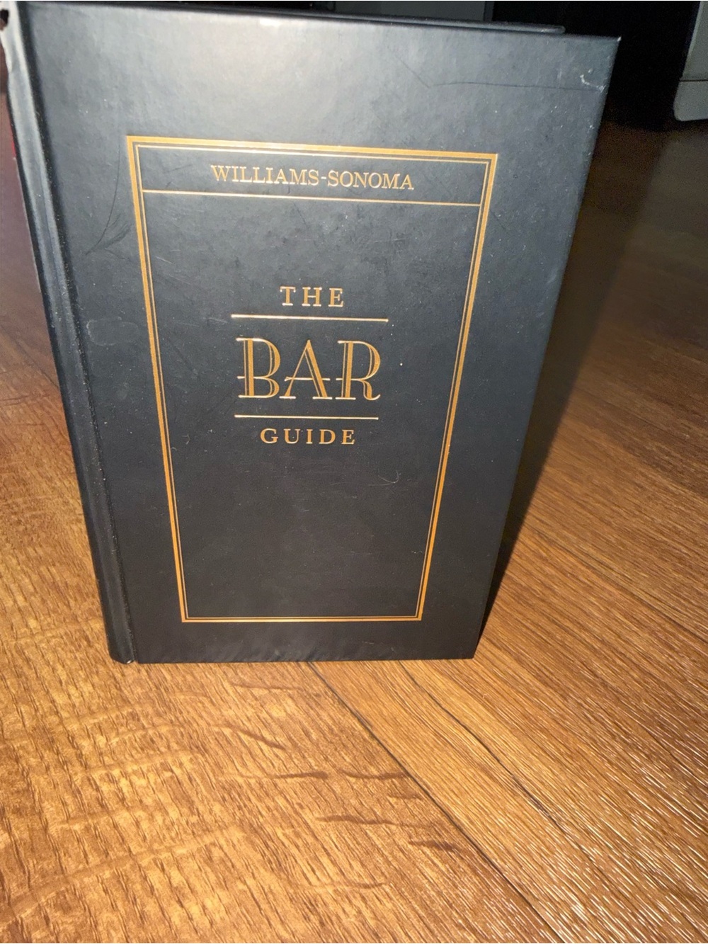 Williams Sonoma Bar Guide - Black with Gold Detail